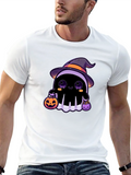 Halloween Ghost T-Shirt - Cute Witch Ghost