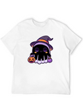Halloween Ghost T-Shirt - Cute Witch Ghost