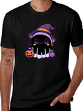 Halloween Ghost T-Shirt - Cute Witch Ghost
