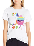 100th Day of School T-Shirt - Poppin It