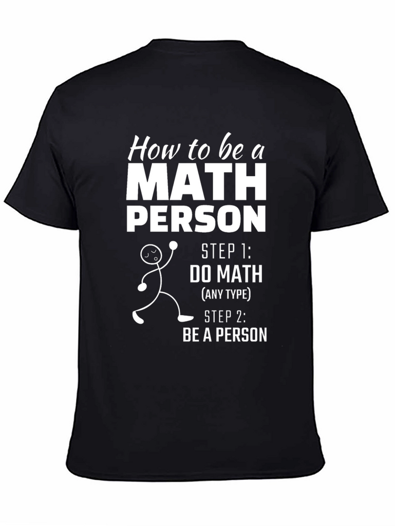 Math Person Graphic Tee