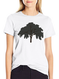 Mens Black Tree Graphic T-Shirt