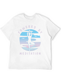 Powered by Meditation Black T-Shirt