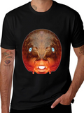 Surreal Creature Graphic Black T-Shirt