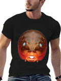 Surreal Creature Graphic Black T-Shirt