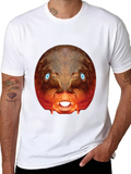 Surreal Creature Graphic Black T-Shirt