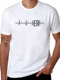 ER Nurse Heartbeat T-Shirt - Black