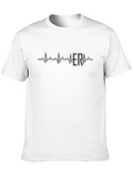 ER Nurse Heartbeat T-Shirt - Black