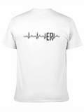 ER Nurse Heartbeat T-Shirt - Black