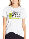 Introverted Cloud Computing T-Shirt