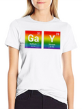Gay Pride Periodic Table Graphic Tee