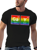Gay Pride Periodic Table Graphic Tee