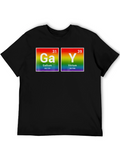 Gay Pride Periodic Table Graphic Tee