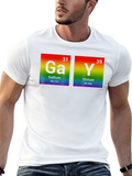 Gay Pride Periodic Table Graphic Tee