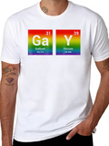 Gay Pride Periodic Table Graphic Tee