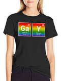Gay Pride Periodic Table Graphic Tee