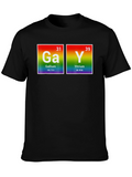 Gay Pride Periodic Table Graphic Tee