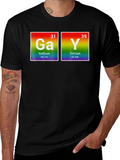 Gay Pride Periodic Table Graphic Tee