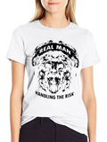 Real Man Handling the Risk Graphic Tee