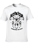 Real Man Handling the Risk Graphic Tee