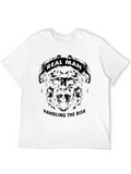 Real Man Handling the Risk Graphic Tee