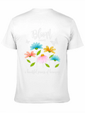 Bloom Floral Graphic T-Shirt - Inspiring Design