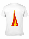 Flame Graphic Black T-Shirt - Bold Style