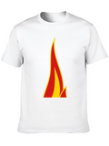 Flame Graphic Black T-Shirt - Bold Style