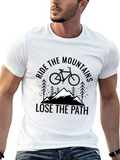 Ride the Mountains Black Graphic Tee