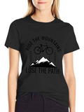 Ride the Mountains Black Graphic Tee