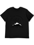 Ride the Mountains Black Graphic Tee