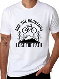 Ride the Mountains Black Graphic Tee
