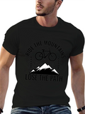 Ride the Mountains Black Graphic Tee