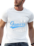 Real Gamers Skip Tutorials Black T-Shirt