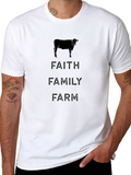 Faith Family Farm T-Shirt - Black