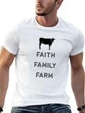 Faith Family Farm T-Shirt - Black