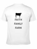 Faith Family Farm T-Shirt - Black