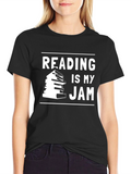 Reading is My Jam Graphic T-Shirt