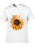 Mama Sunflower Thanksgiving Blessed T-Shirt