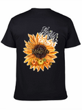 Mama Sunflower Thanksgiving Blessed T-Shirt