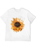 Mama Sunflower Thanksgiving Blessed T-Shirt