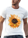 Mama Sunflower Thanksgiving Blessed T-Shirt