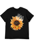 Mama Sunflower Thanksgiving Blessed T-Shirt