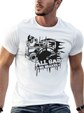 All Gas No Brakes Black Graphic Tee