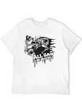 All Gas No Brakes Black Graphic Tee