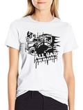 All Gas No Brakes Black Graphic Tee