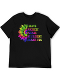 Anxiety Awareness Sunflower Graphic Tee