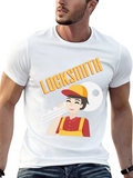 Locksmith T-Shirt - Cartoon Design