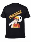 Locksmith T-Shirt - Cartoon Design