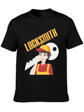 Locksmith T-Shirt - Cartoon Design